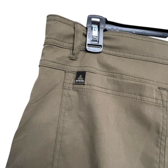 Prana Stretch Zion II Convertible Roll Up Hiking Pants Tan Mens Size XL X 32 - Picture 5 of 8